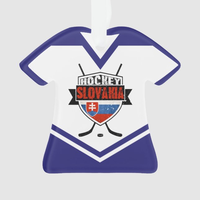 Nom et numéro Jersey Slovaquie logo ornement (devant)
