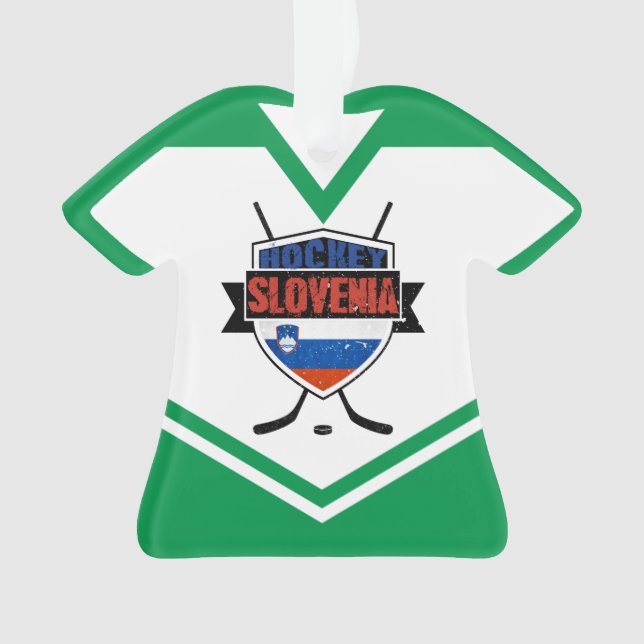 Nom et numéro Jersey Slovénie logo ornement (devant)