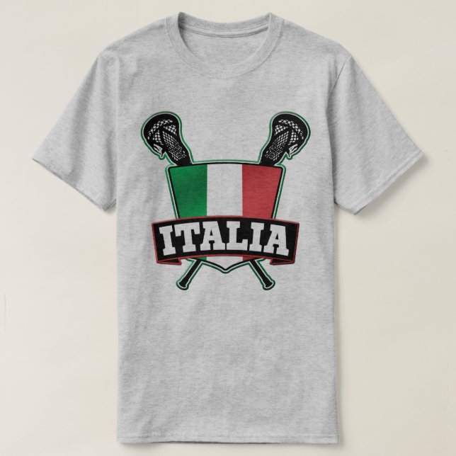 Nom et numéro personnalisables Italie T-shirt Lacr (Design devant)