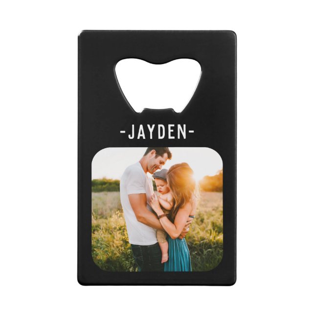 Nom et photo Carte de crédit Bottle Opener (Devant)