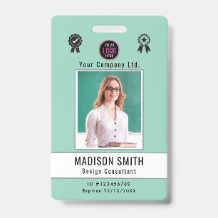 Nom et photo customisés Badge de carte d'identit
