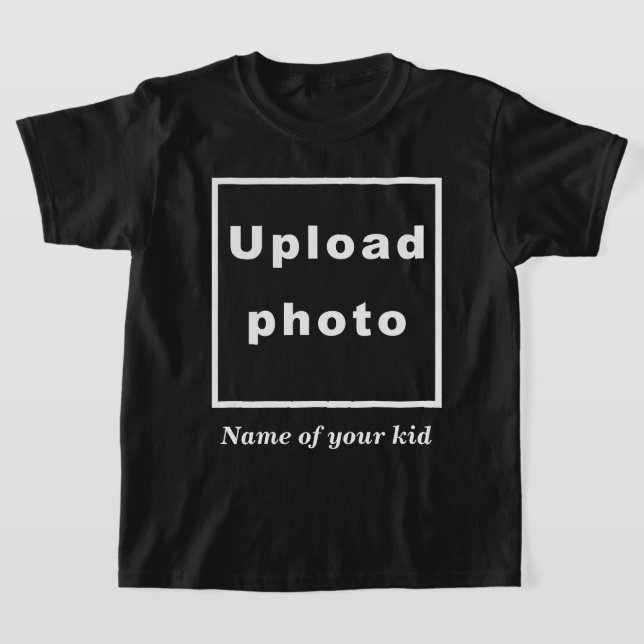 Nom et photo de votre enfant sur le T-shirt des en (Poser)