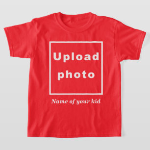 Nom et photo de votre enfant sur le T-shirt Red Ki