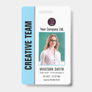 Nom et photo personnalisés    Badge de carte d'ide