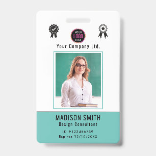 Nom et photo personnalisés    Badge de carte d'ide