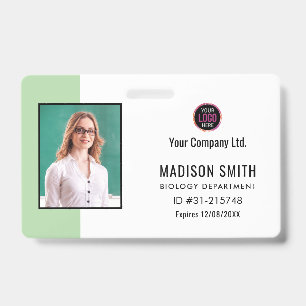 Nom et photo personnalisés    Badge de carte d'ide