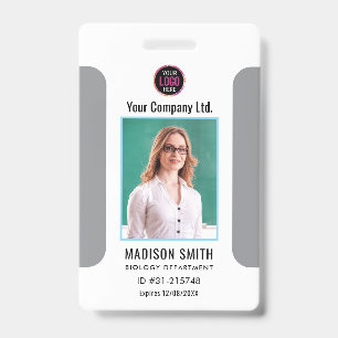 Nom et photo personnalisés    Badge de carte d'ide