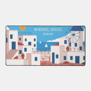 Nom et texte personnalisés Mykonos Grèce