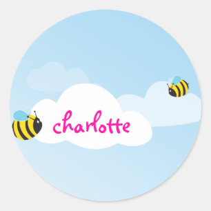 NOM ÉTIQUETTE :: abeilles dans le ciel 1