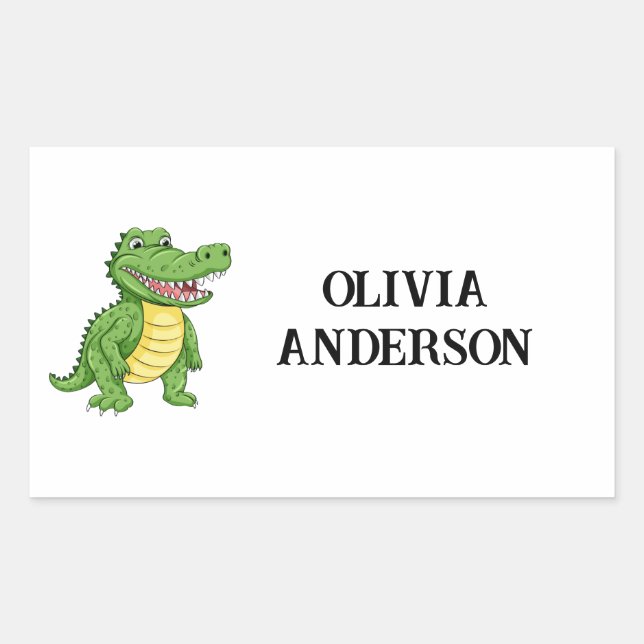 Nom Étiquettes pour fournitures scolaires Nom pers (Devant)