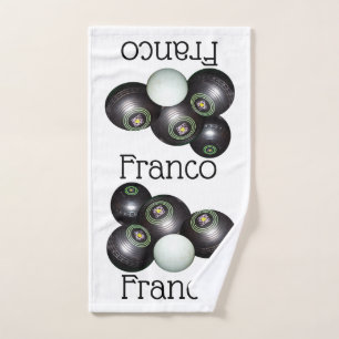 Nom Franco Avec Conception De Boules De Pelouse,
