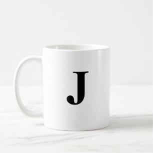 Nom initial et personnalisé Café Mug