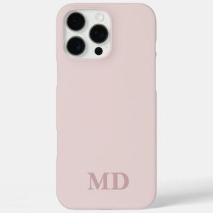 nom initiales monogramme iPhone 16 pro max coque