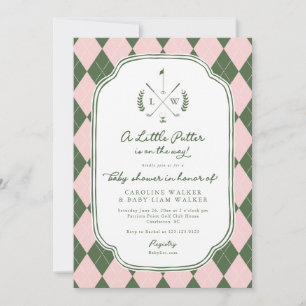 Nom Little Putter sur le chemin Faire-part de nais