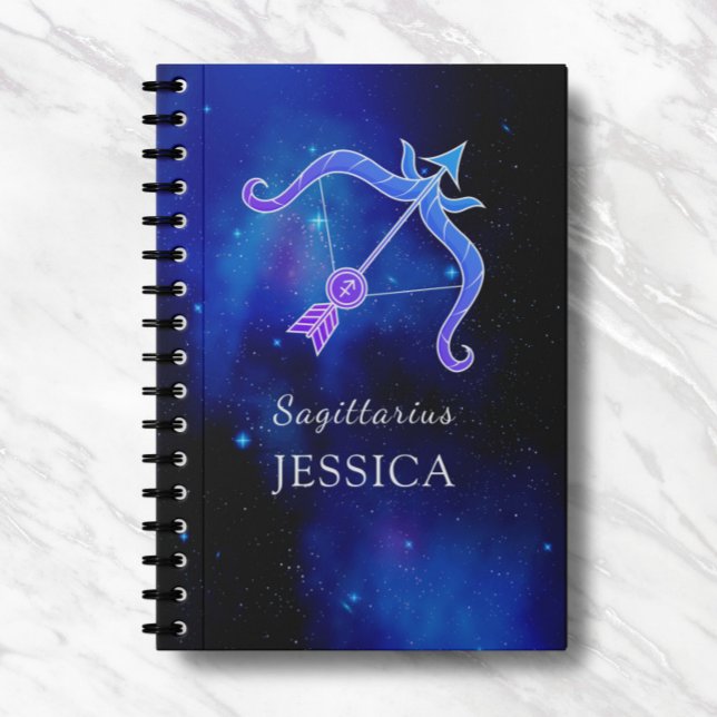 Nom magique avec signe Zodiaque Carnet Sagittarius (Créateur téléchargé)