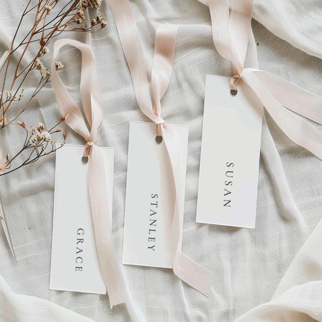 Nom minimaliste du Mariage Balise Placer les carte (Créateur téléchargé)