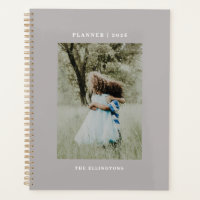 Nom moderne Monogram Photo 2022 Planificateur