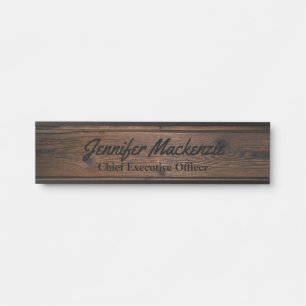 Nom moderne Plaque Grain de bois Panneau de porte 