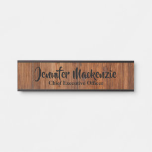 Nom moderne Plaque Grain de bois Panneau de porte 