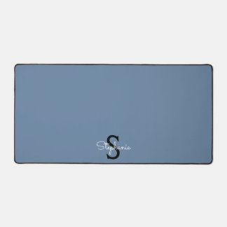 Nom Monogramme Bleu