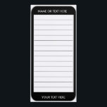 Nom Monogramme Initiales À Faire Liste Funny Mobil<br><div class="desc">Nom Monogramme Initiales À Faire Liste Funny Mobile Bloc-Notes Magnétiques. Une façon élégante de vous rappeler les choses à faire ou à acheter pour la famille lors de votre prochain shopping.Un bloc-notes de forme amusant pour les enfants et la famille.</div>