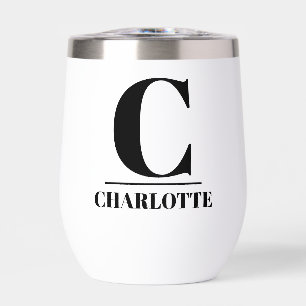 Nom monogramme simple Personnalisé