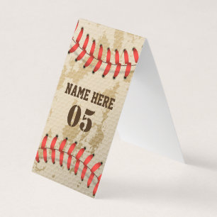 Nom Numéro Rétro Baseball Vintage Personnalisé