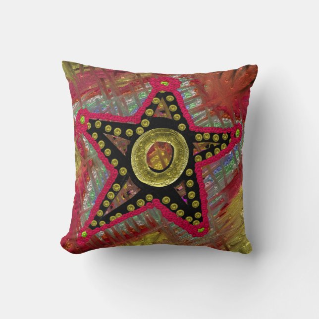 Nom occidental Coussin personnalisé initial (Recto)