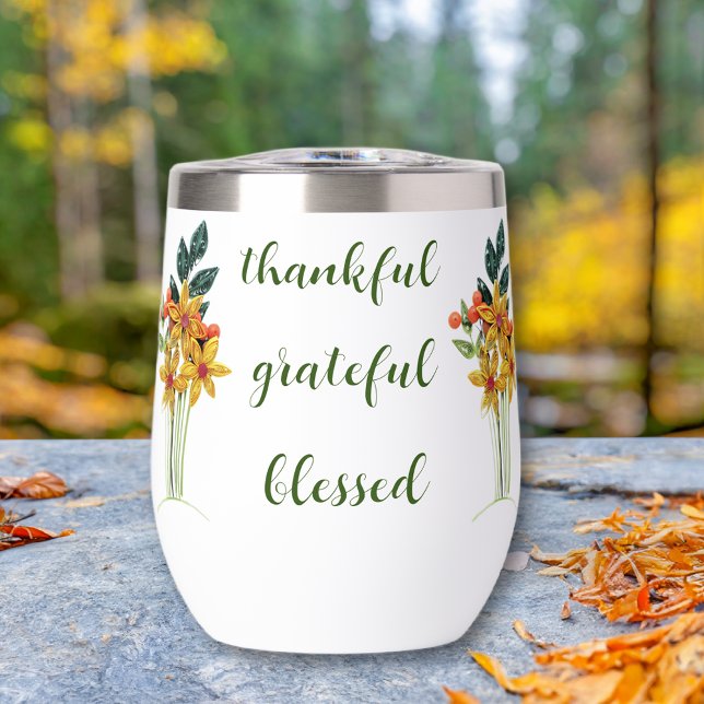 Nom, Papier d'automne Fleurs blanches 11oz (Créateur téléchargé)