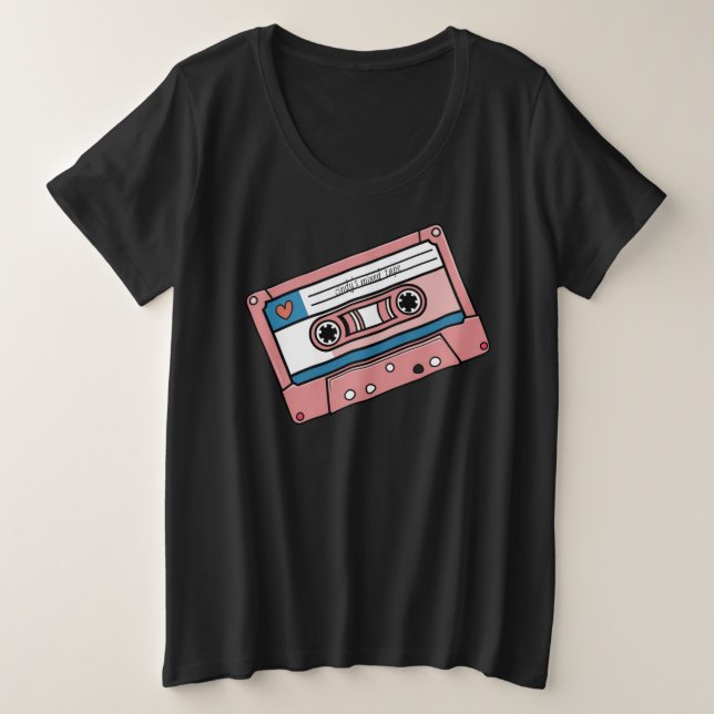 Nom personnalisable bande mixte Bande de cassette (Design devant)