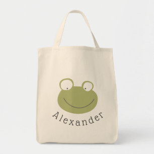Nom personnalisable Cute Frog Sac fourre-tout