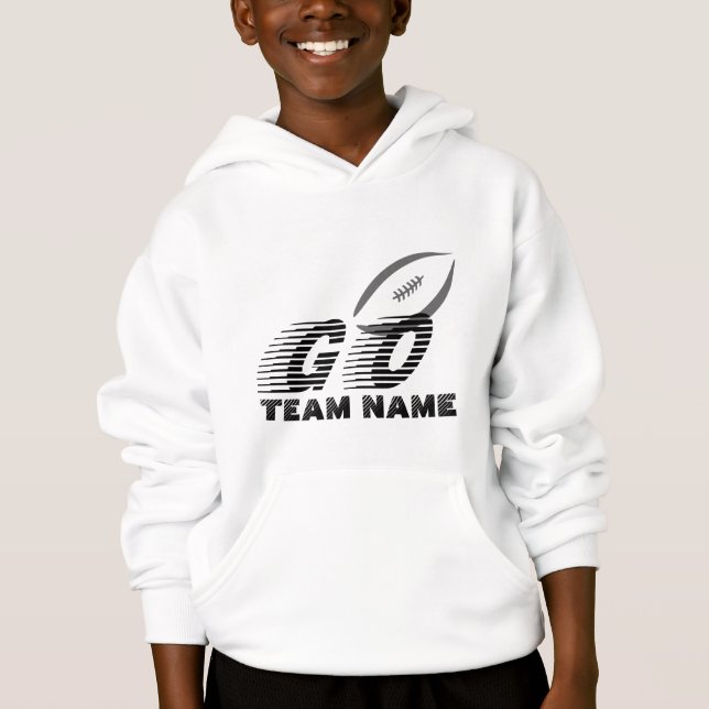 Nom personnalisable d'équipe et de football améric (Devant)