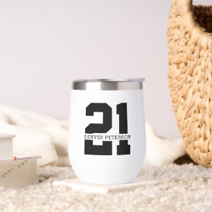 Nom personnalisé 21e anniversaire Moderne