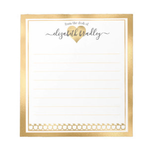 Nom personnalisé   À Partir Du Bureau Du Bloc-Note