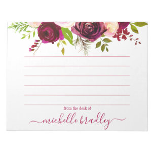 Nom personnalisé   À Partir Du Bureau Du Bloc-Note