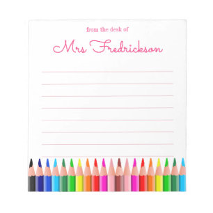 Nom personnalisé   À Partir Du Bureau Du Bloc-Note
