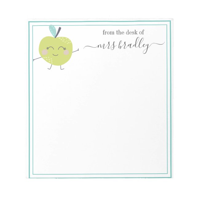 Nom personnalisé | À Partir Du Bureau Du Bloc-Note (Devant)