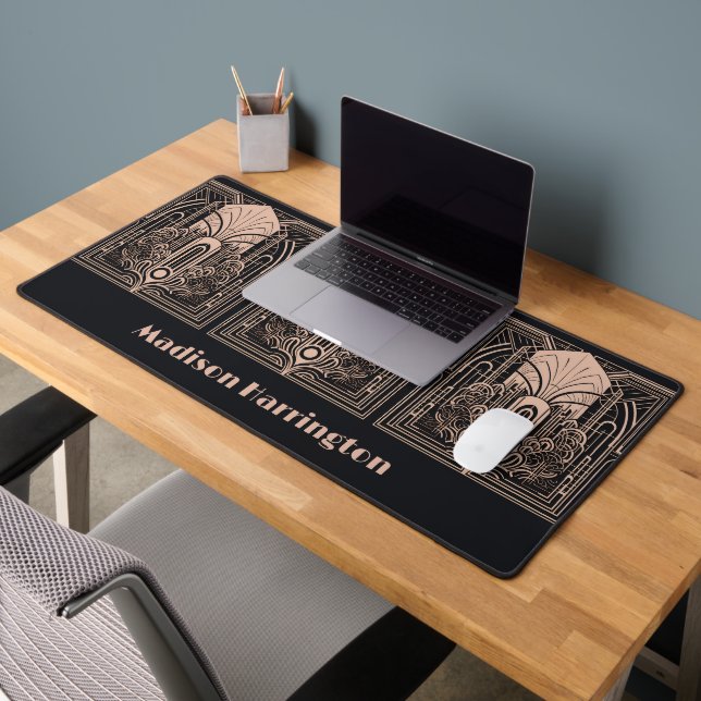 Nom personnalisé Art Déco (Bureau 2)