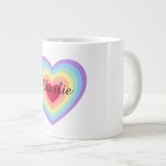 Nom personnalisé avec des couches vibrantes de mug