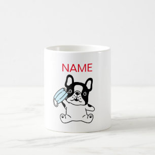 NOM PERSONNALISÉ BABY BULLDOG AVEC MASK Mug