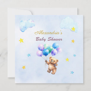 Nom personnalisé Baby shower de ballons flottants