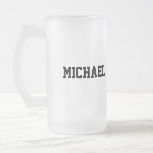 Nom personnalisé bachelor bière stein sport mug