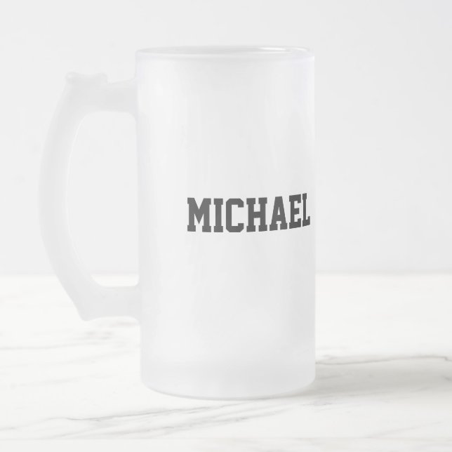 Nom personnalisé bachelor bière stein sport mug (Gauche)