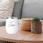 Nom personnalisé Bachelorette fête de la mariée<br><div class="desc">Célébrez l'amour et l'amitié avec notre Bachelorette de Bachelorette Fête de la Mariée Tumbler à vin thermique! Conçu spécialement pour les demoiselles d'honneur, chaque tumbler peut être personnalisé avec des noms, ce qui en fait le gardien parfait pour votre célébration spéciale. Conçues pour garder vos boissons préférées à la température...</div>