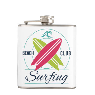 Nom personnalisé Beach Club Flacon de surf