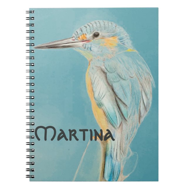 Nom personnalisé Beau Carnet d'oiseaux (Devant)