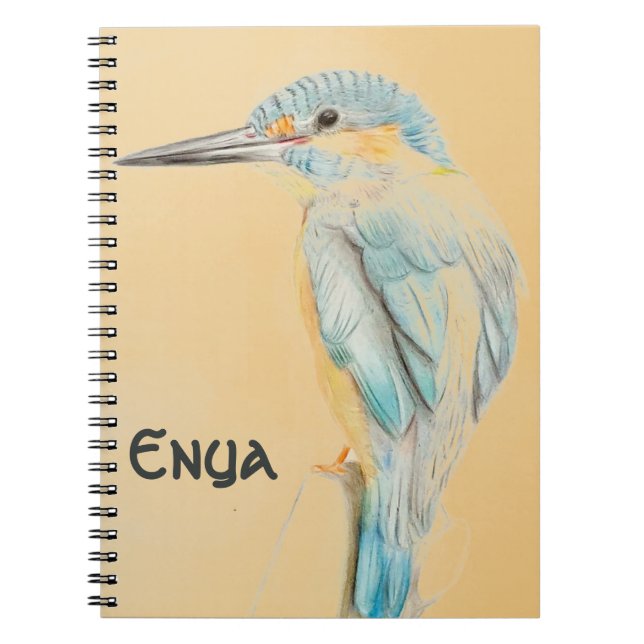 Nom personnalisé Beau Carnet d'oiseaux (Devant)