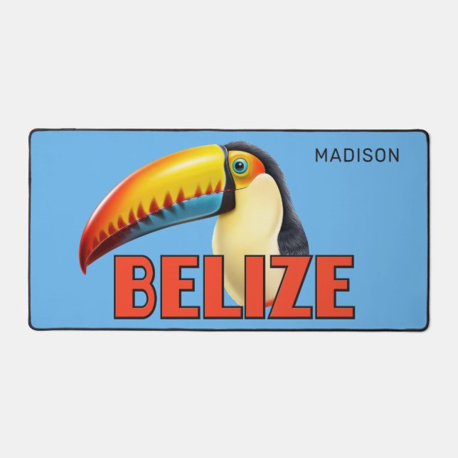 Nom personnalisé BELIZE Toucan (Recto)