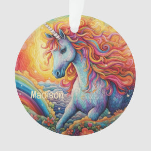 Nom personnalisé belle licorne