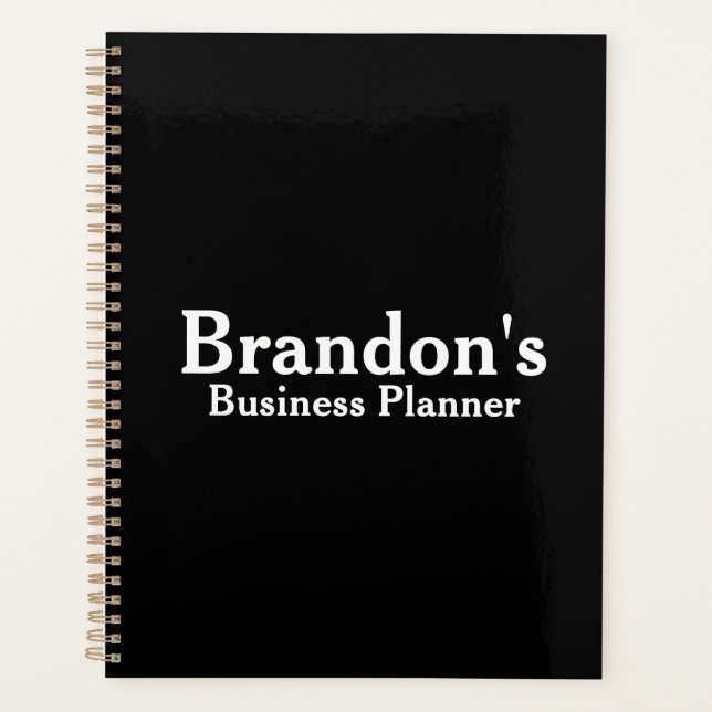 Nom personnalisé | Black Business (Devant)